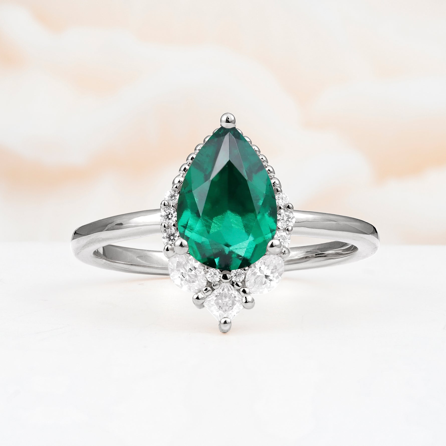 SR17652 Emerald Ring - Additional view