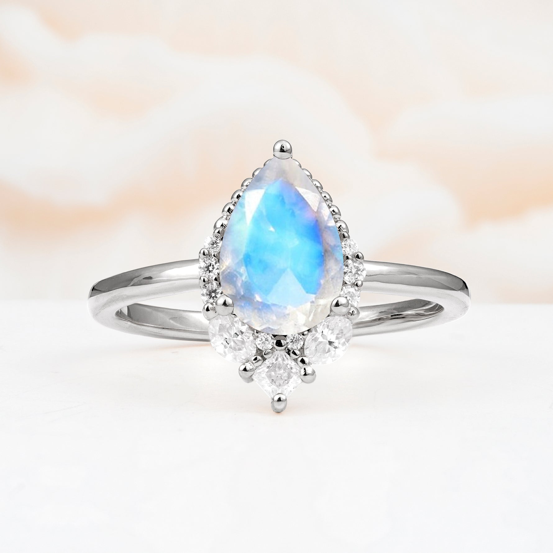 SR17652 Moonstone Ring - Additional view