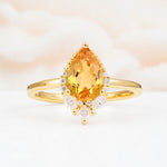 SR17652 Citrine Ring - Yellow-Gold