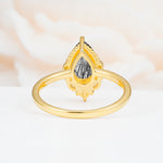 SR17652 Black Rutilated Quartz Ring - Additional view