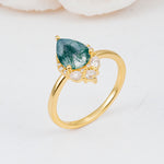 SR17652 Moss Agate Ring - Additional view