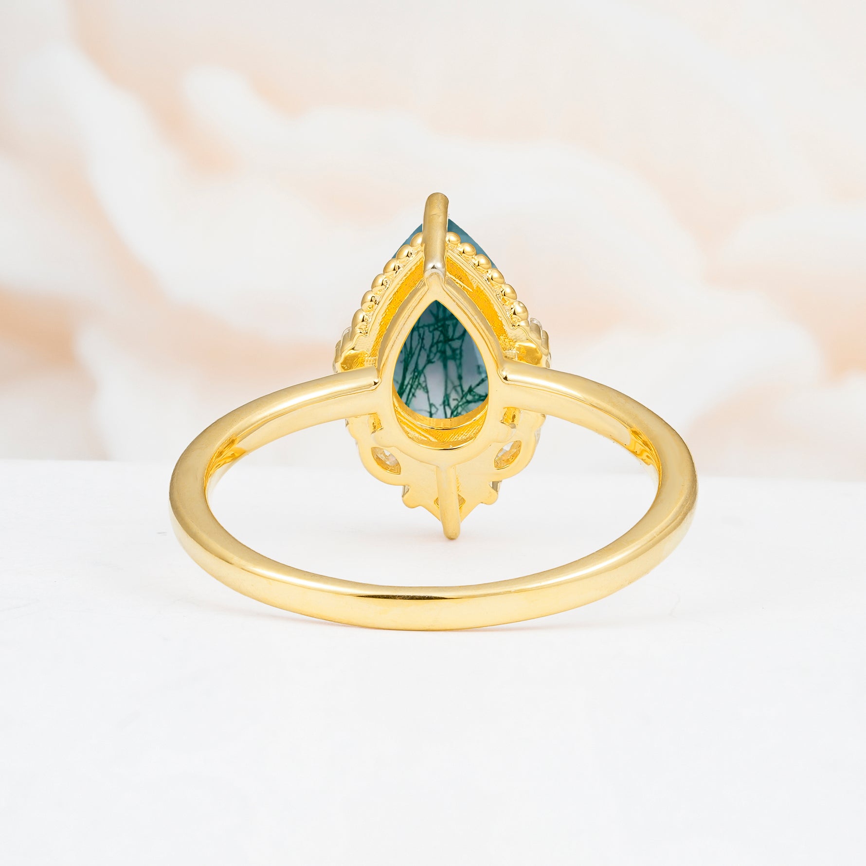 SR17652 Moss Agate Ring - Additional view