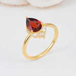 SR17652 Garnet Ring - Additional view