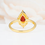 SR17652 Garnet Ring - Additional view