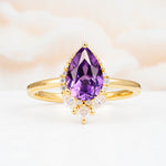 SR17652 Amethyst Ring - Yellow-Gold