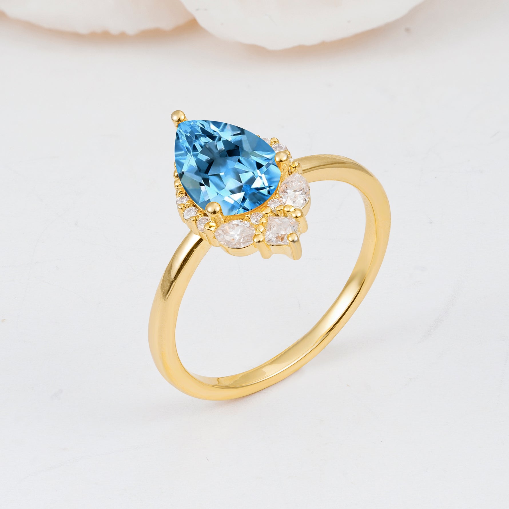 SR17652 Aquamarine Ring - Additional view