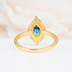 SR17652 Aquamarine Ring - Additional view