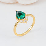 SR17652 Emerald Ring - Additional view