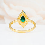 SR17652 Emerald Ring - Additional view