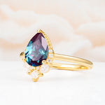 SR17652 Alexandrite Ring - White-Gold
