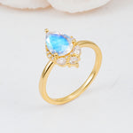 SR17652 Moonstone Ring - Additional view