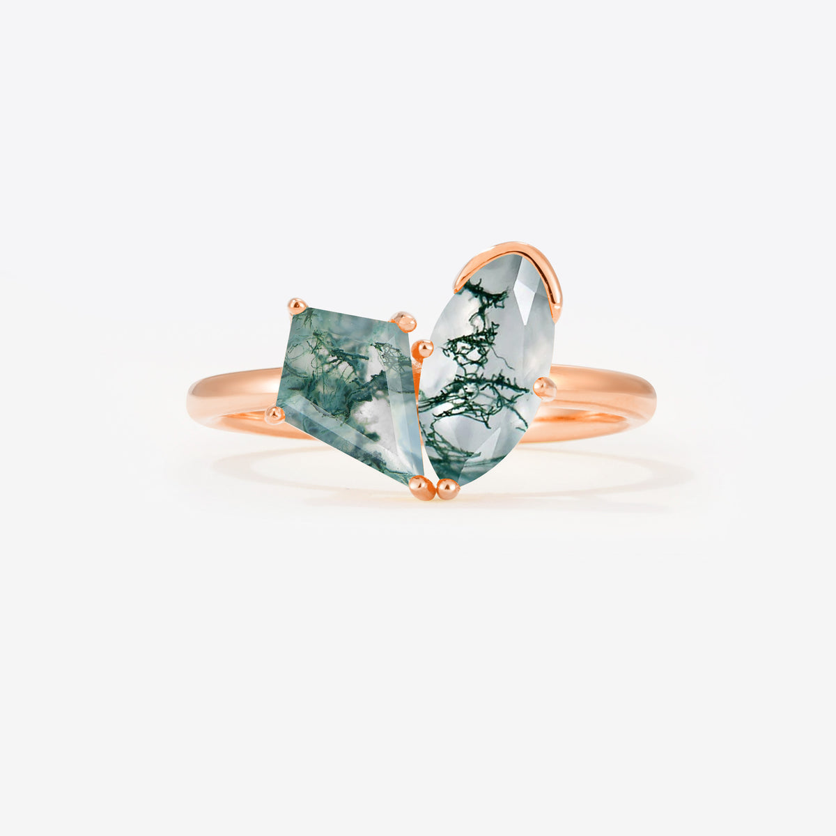SR17654 Moss Agate Ring - Additional view