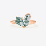 SR17654 Moss Agate Ring - Additional view
