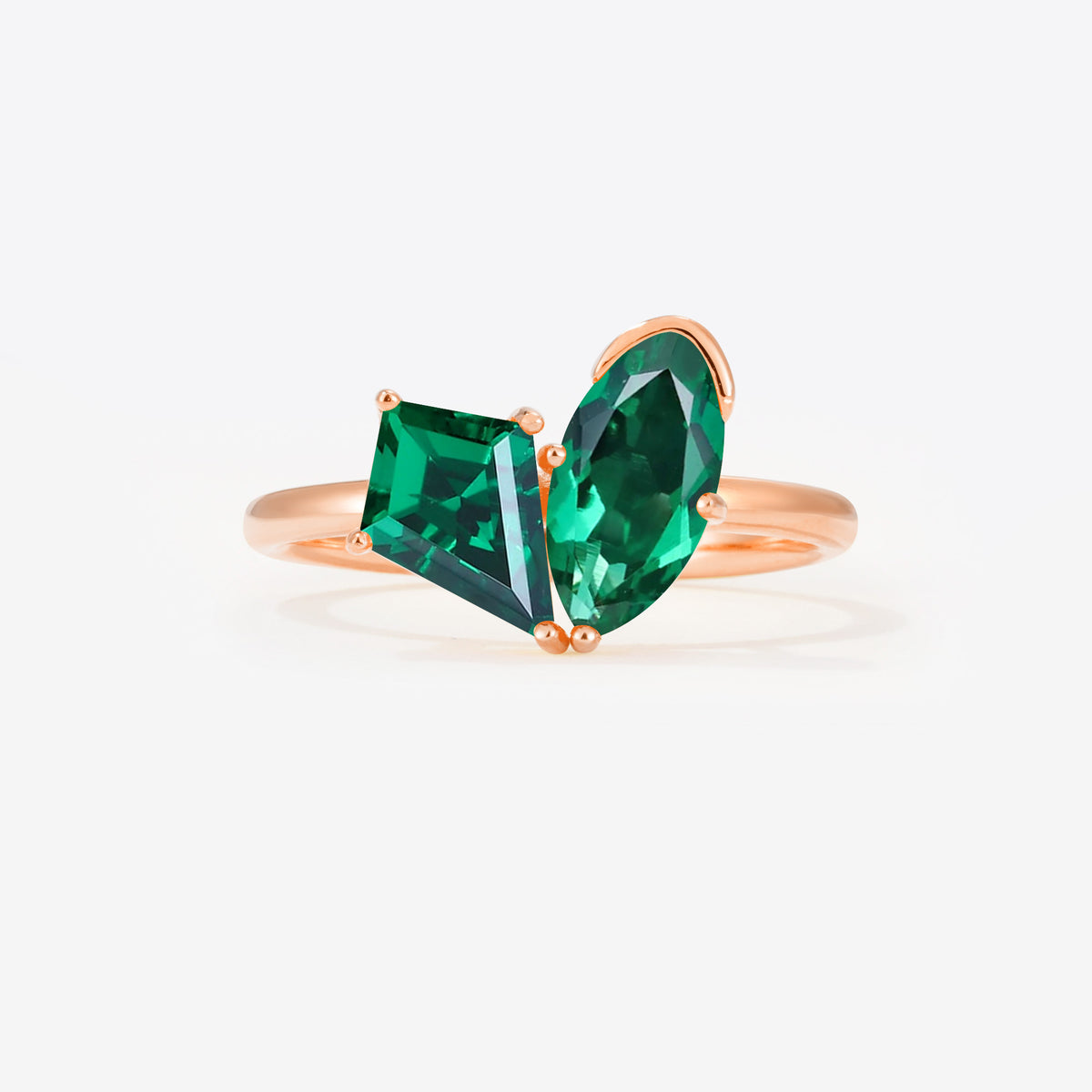 SR17654 Emerald Ring - Additional view