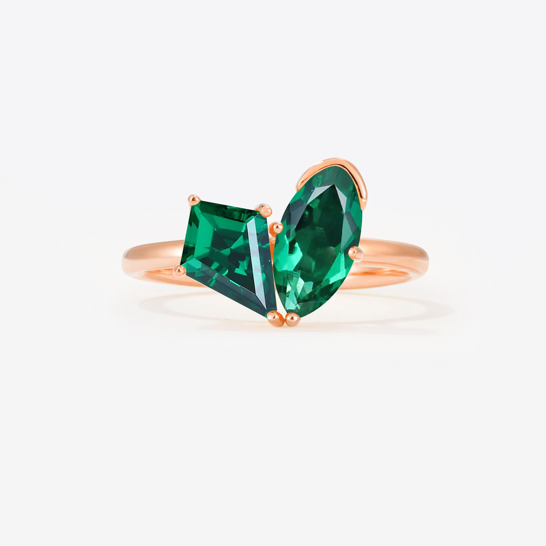 SR17654 Emerald Ring - Additional view