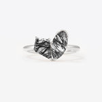 SR17654 Black Rutilated Quartz Ring - Additional view