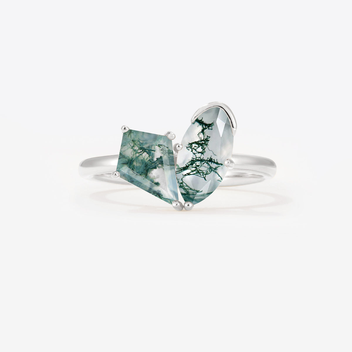 SR17654 Moss Agate Ring - Additional view