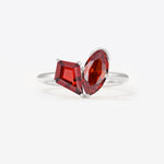 SR17654 Garnet Ring - Additional view