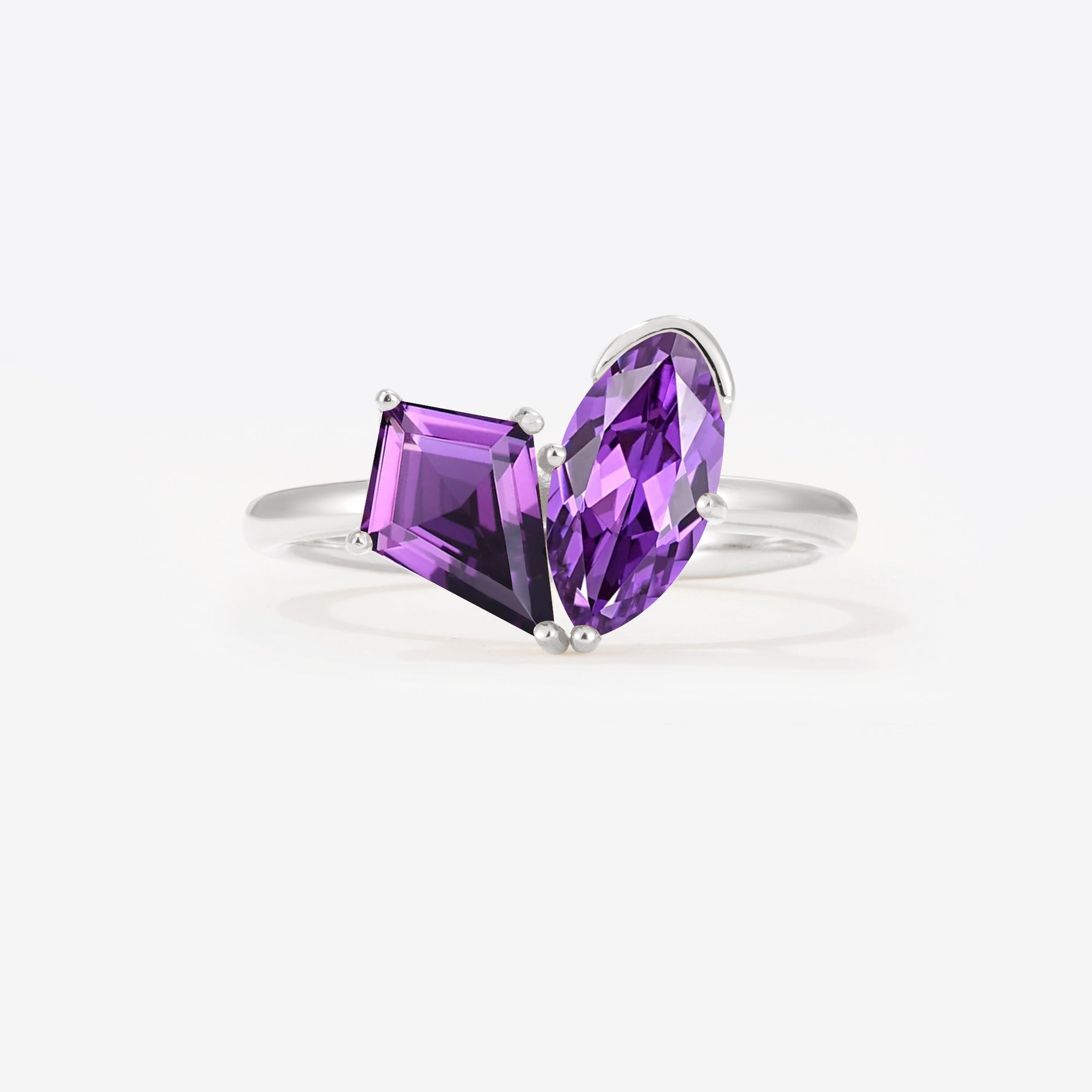 SR17654 Amethyst Ring - Additional view
