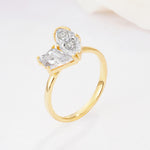 SR17654 Moissanite Ring - Additional view