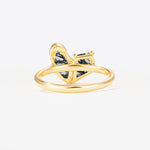 SR17654 Black Rutilated Quartz Ring - Additional view