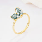 SR17654 Moss Agate Ring - Additional view
