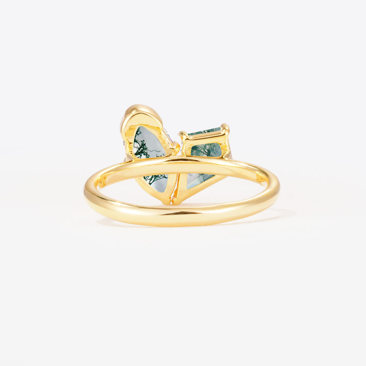 SR17654 Moss Agate Ring - Additional view