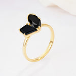 SR17654 Black Onyx Ring - Additional view