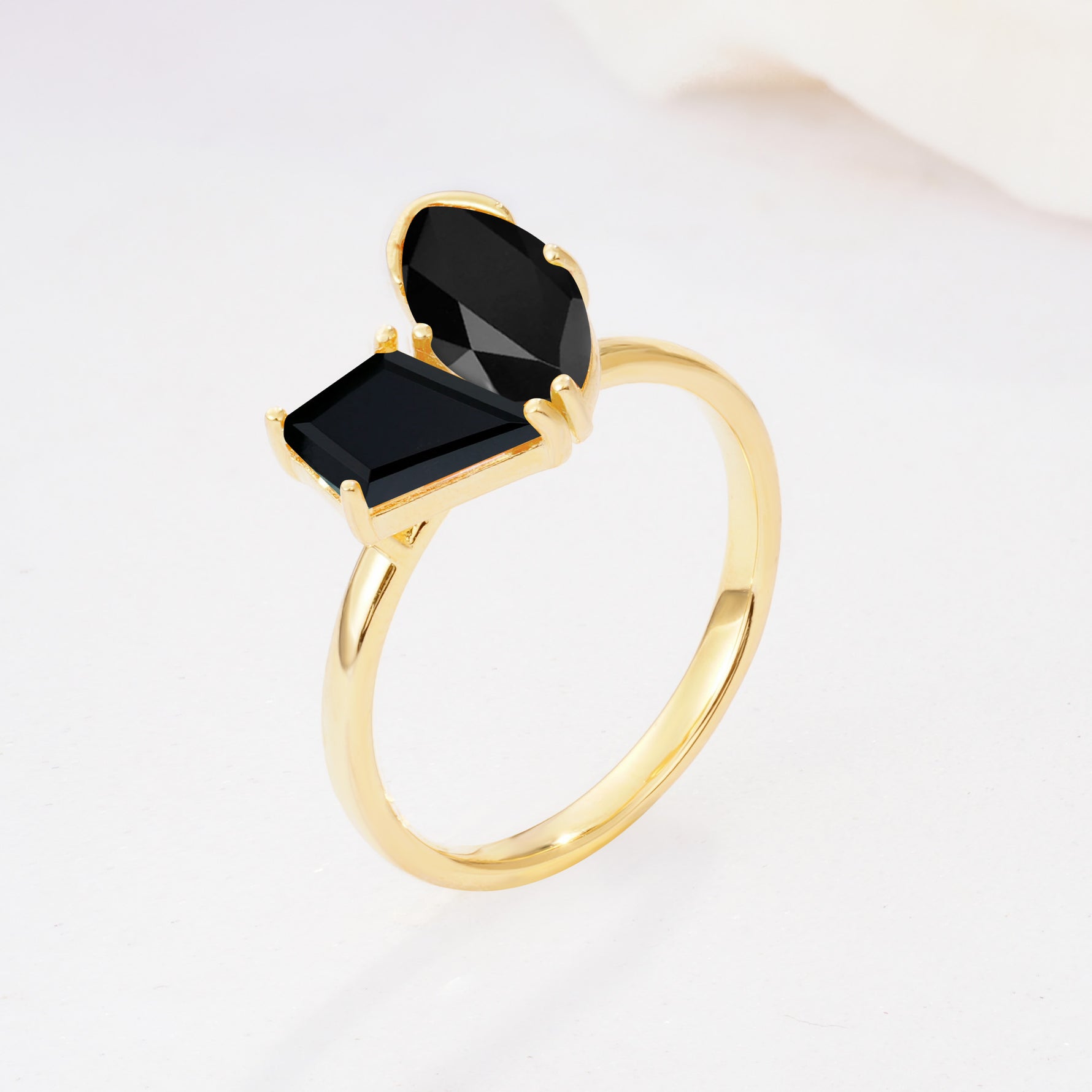 SR17654 Black Onyx Ring - Additional view