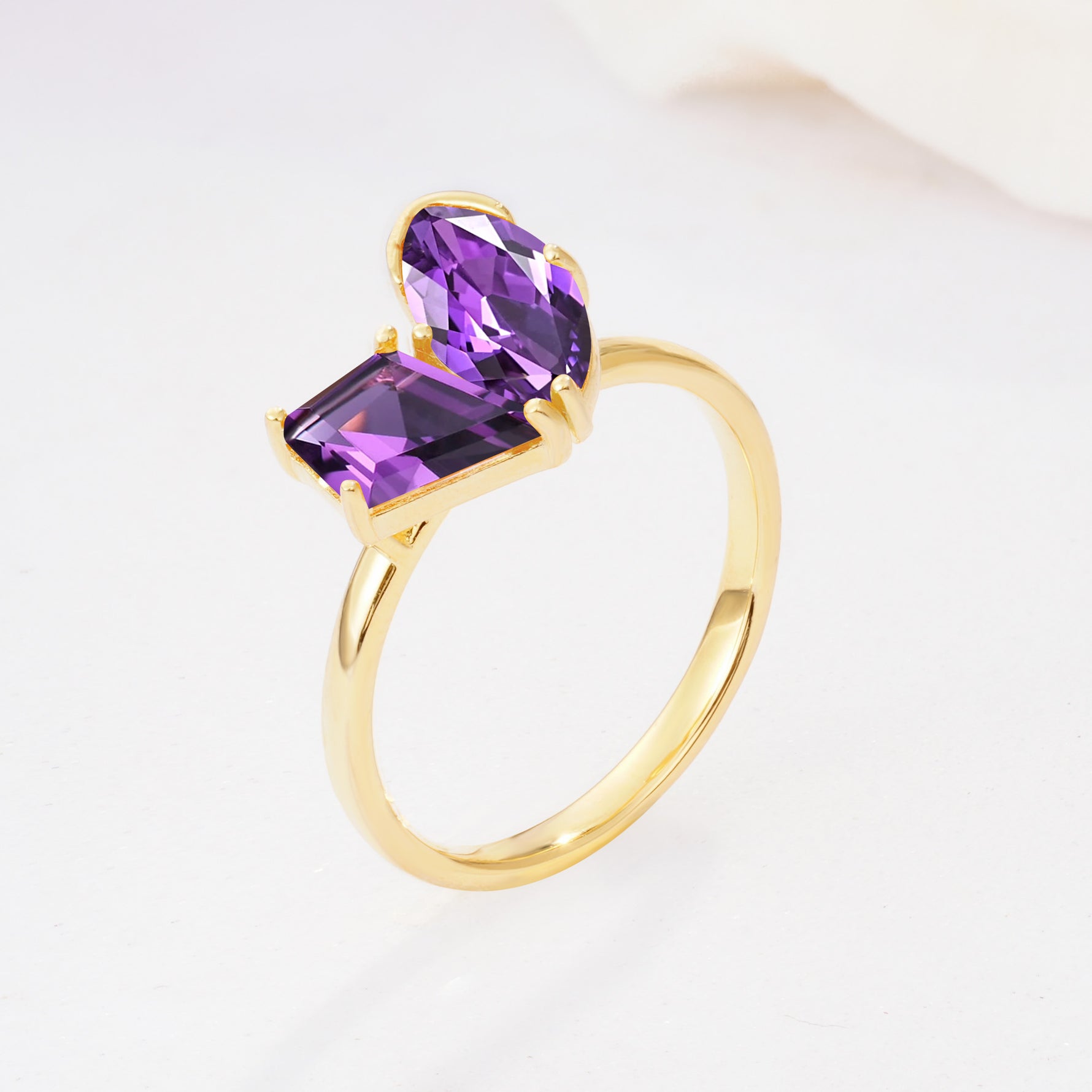 SR17654 Amethyst Ring - Additional view