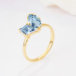 SR17654 Aquamarine Ring - Additional view