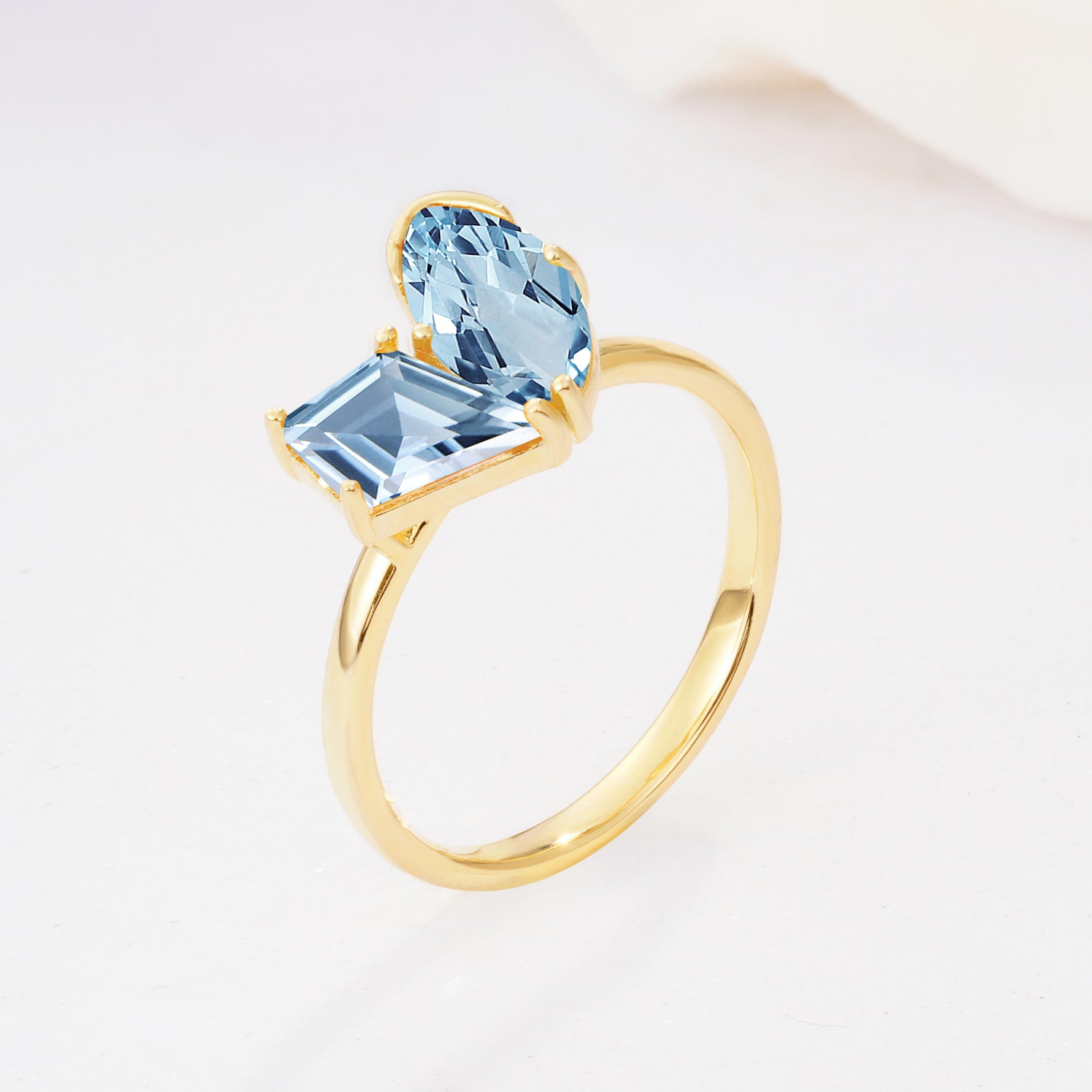 SR17654 Aquamarine Ring - Additional view
