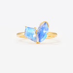 SR17654 Moonstone Ring - Yellow-Gold