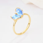 SR17654 Moonstone Ring - Additional view
