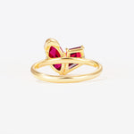 SR17654 Ruby Ring - Additional view