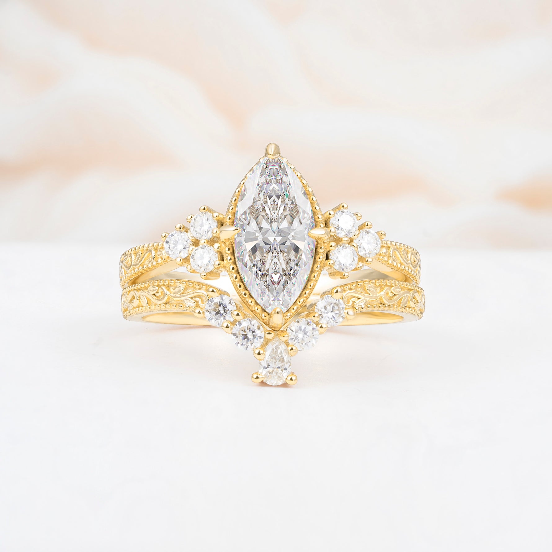 SR17655 Moissanite Ring - Additional view