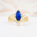 SR17655 Sapphire Ring - Additional view
