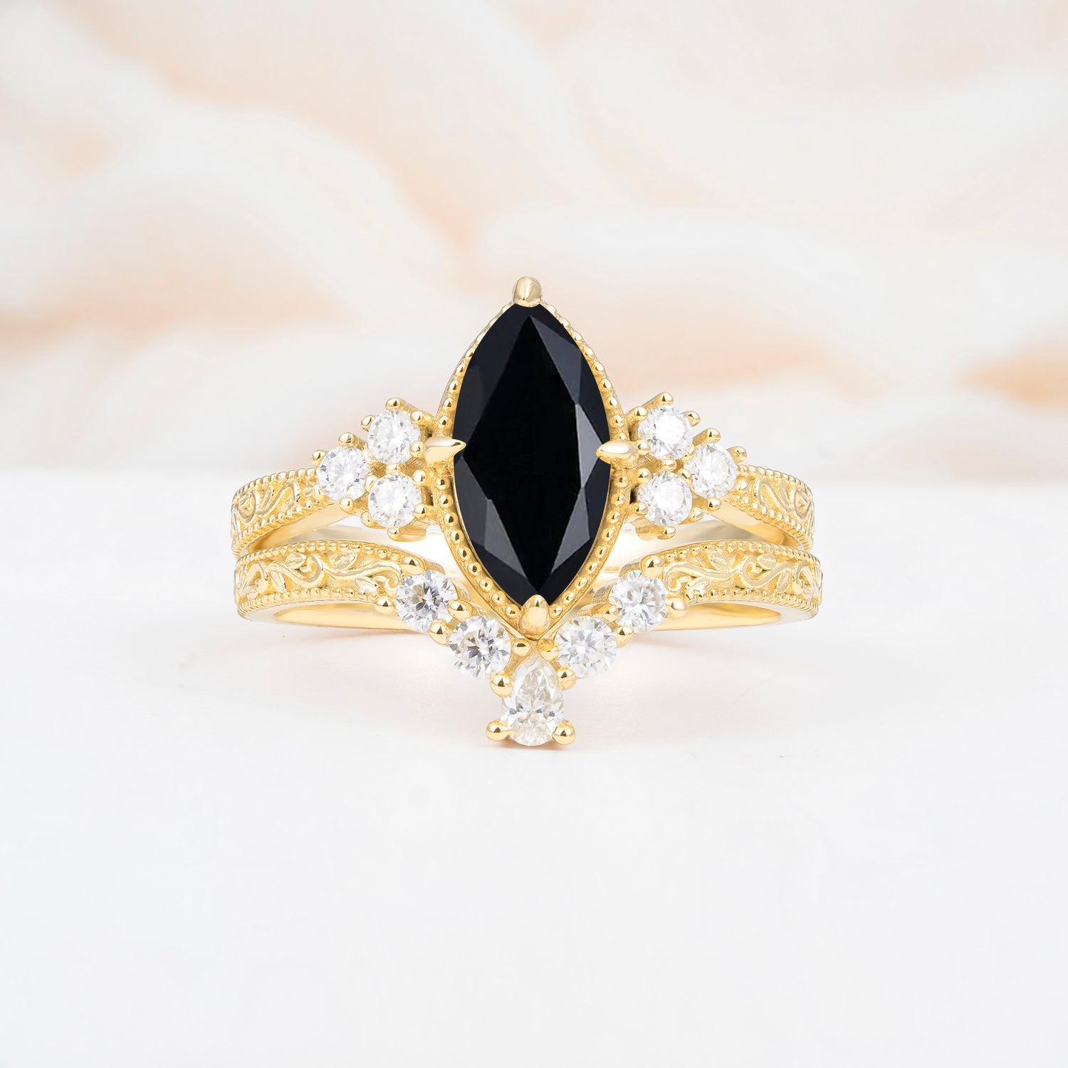 SR17655 Black Onyx Ring - Additional view