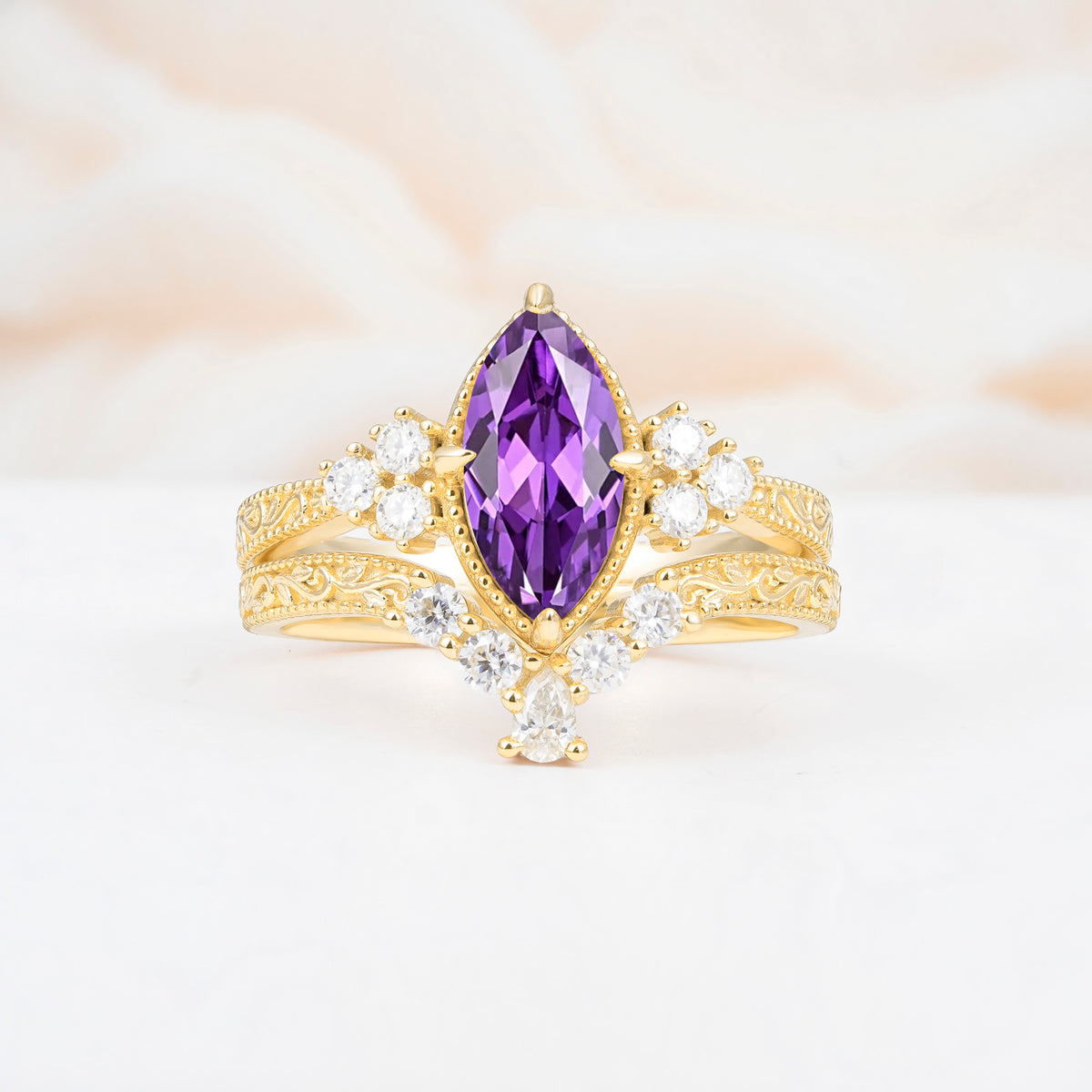 SR17655 Amethyst Ring - Additional view