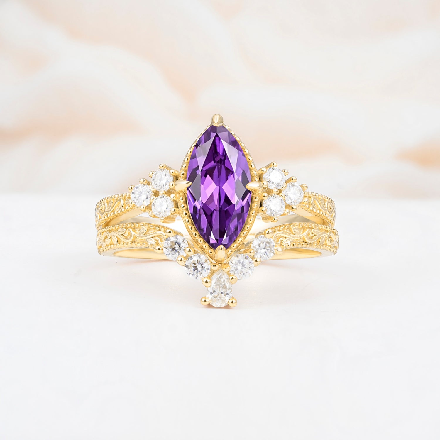 SR17655 Amethyst Ring - Additional view