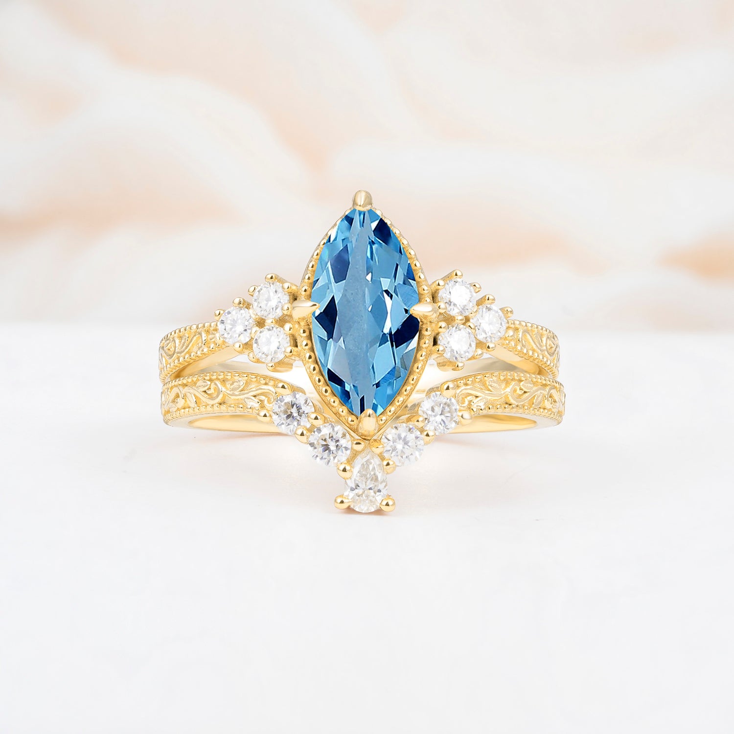 SR17655 Aquamarine Ring - Additional view