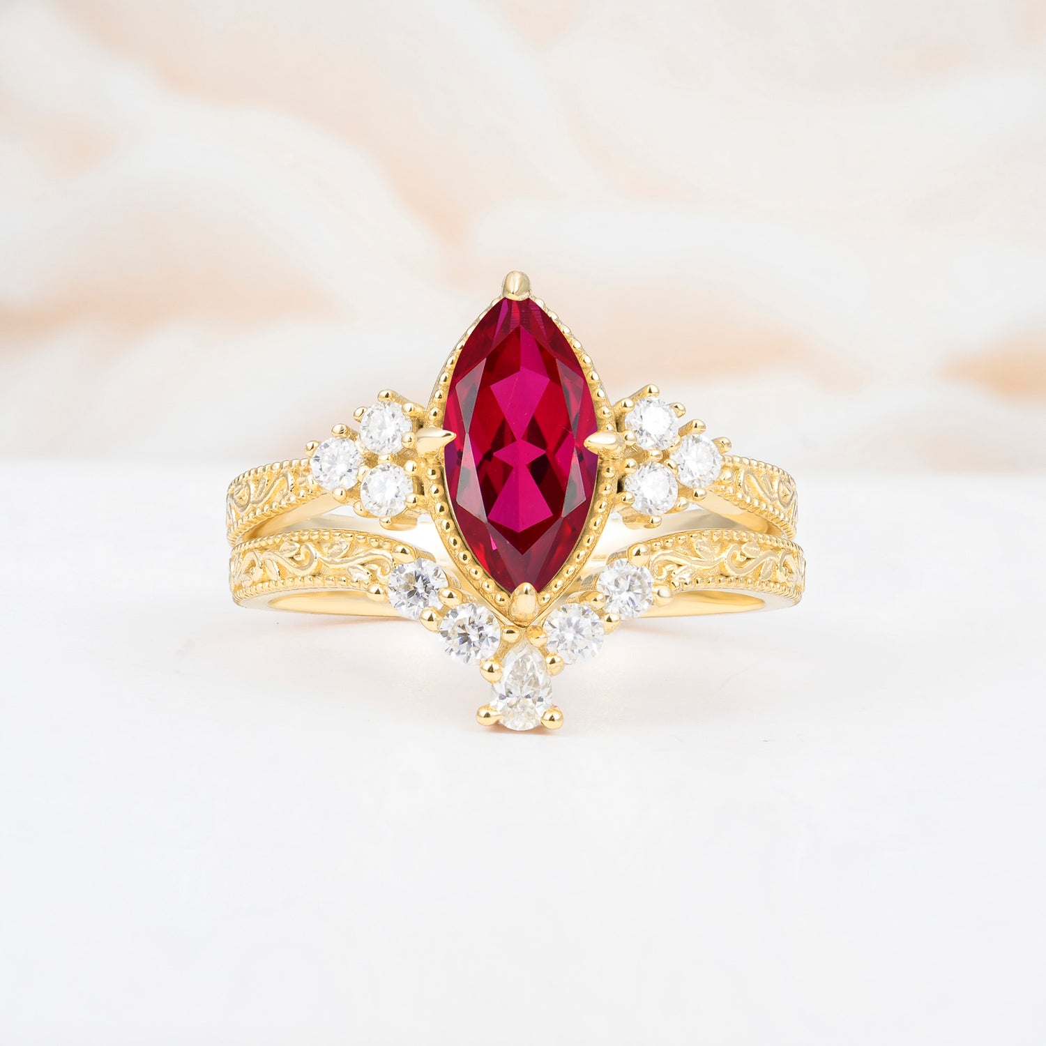 SR17655 Ruby Ring - Additional view