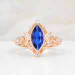 SR17656 Sapphire Ring - Additional view