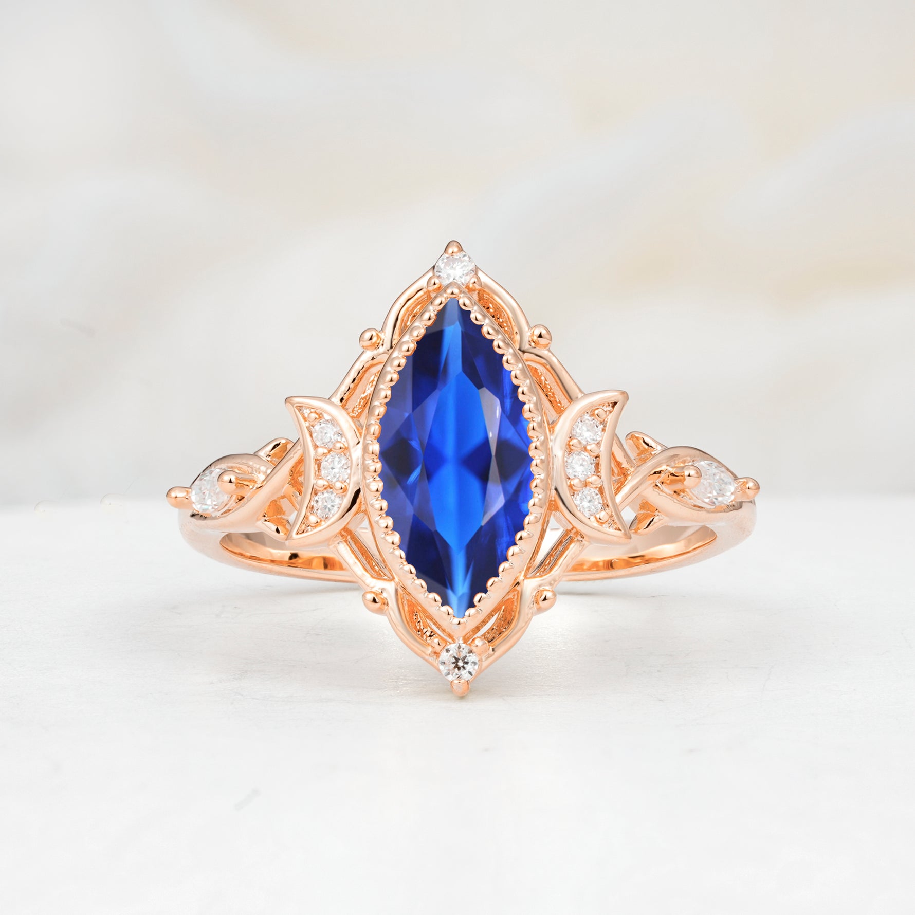 SR17656 Sapphire Ring - Additional view