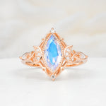 SR17656 Moonstone Ring - Additional view