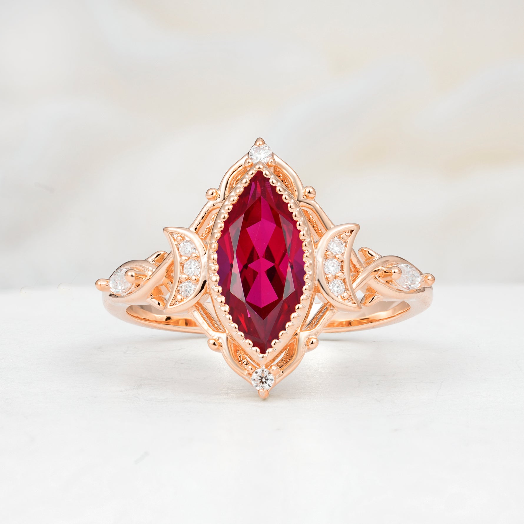 SR17656 Ruby Ring - Additional view