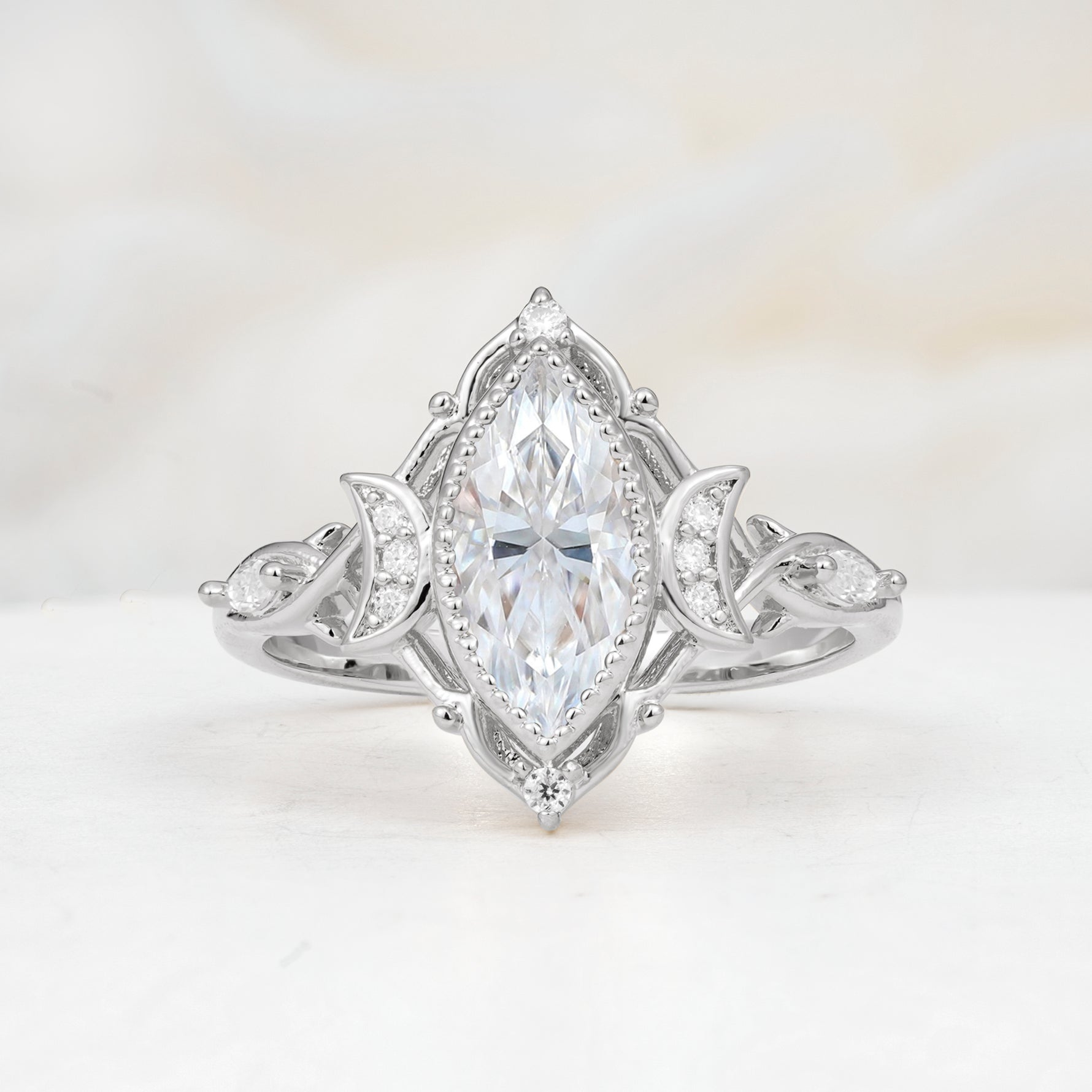 SR17656 Moissanite Ring - Additional view