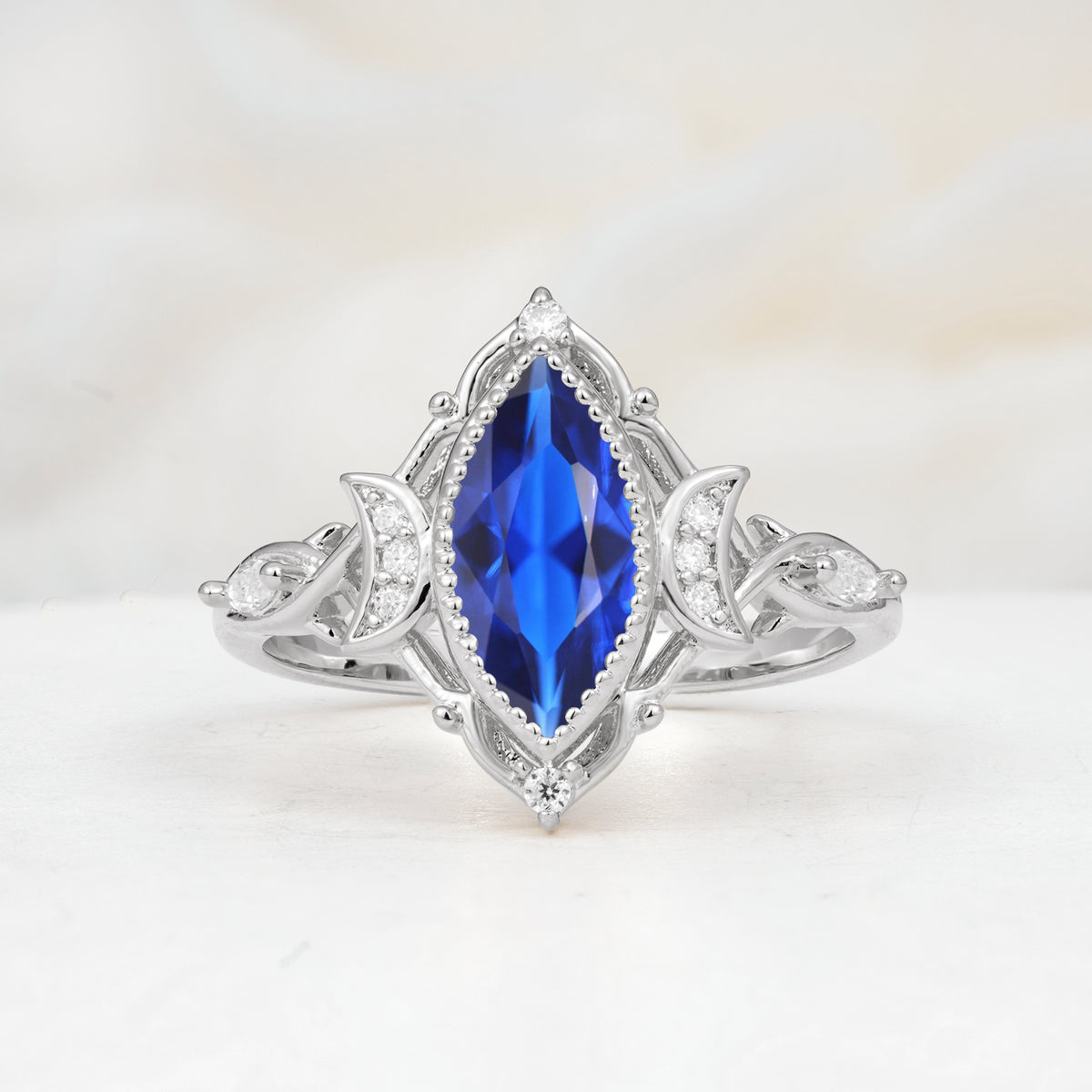 SR17656 Sapphire Ring - Additional view
