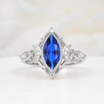 SR17656 Sapphire Ring - Additional view