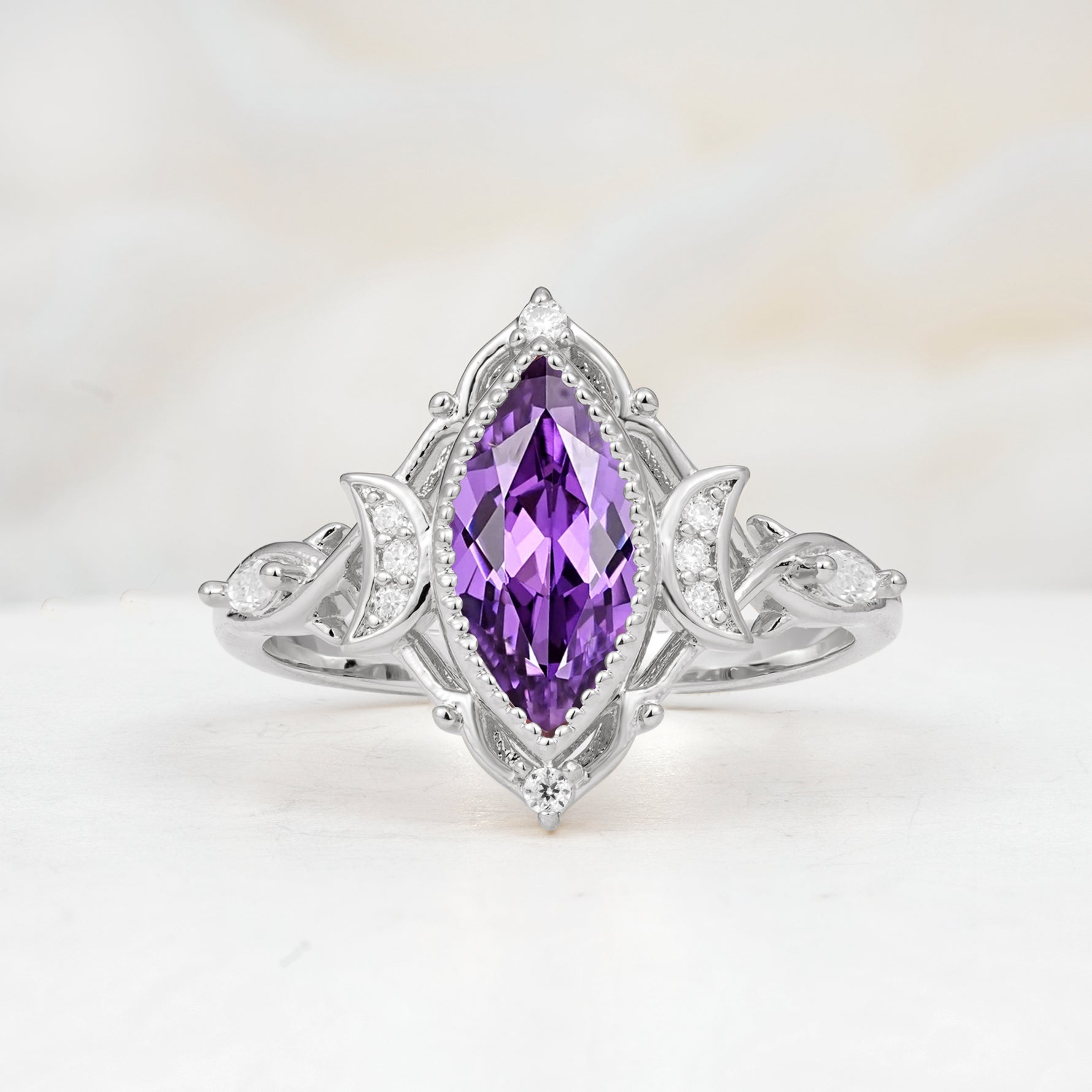 SR17656 Amethyst Ring - Additional view